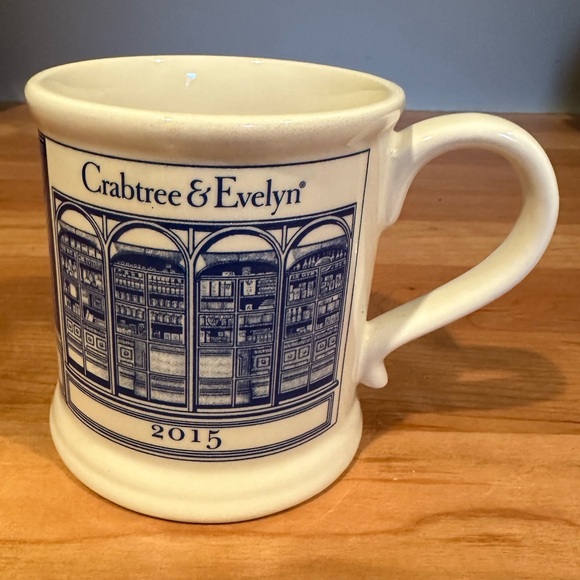 CRABTREE & EVELYN 2015 COMMEMORATIVE MUG ANNUAL LIMITED EDITION Made in England - Picture 1 of 8